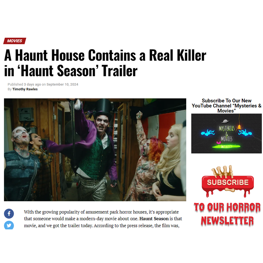 A Haunt House Contains a Real Killer in ‘Haunt Season’ Trailer