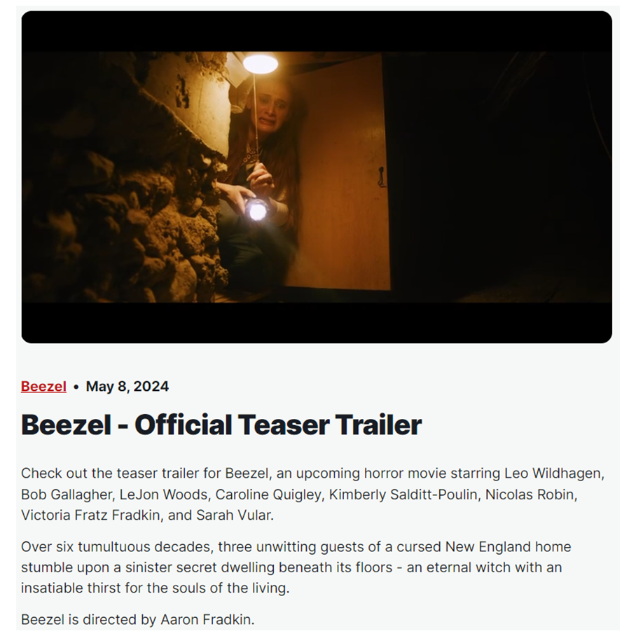 Beezel - Official Teaser Trailer