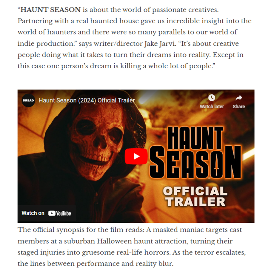 Get Ready For HAUNT SEASON This October!