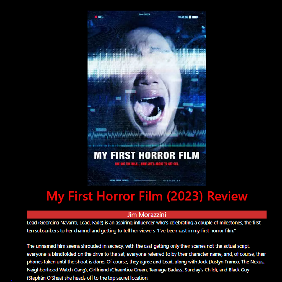 My First Horror Film (2023) Review