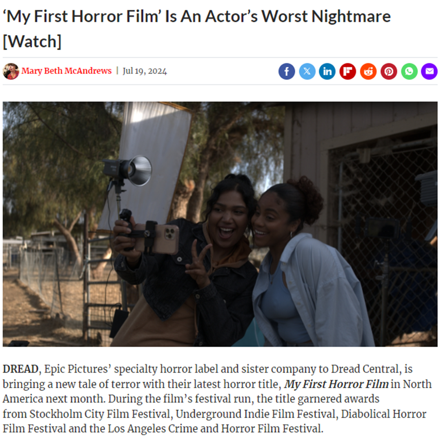 ‘My First Horror Film’ Is An Actor’s Worst Nightmare [Watch]