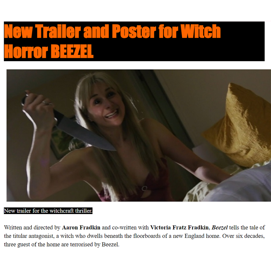 New Trailer and Poster for Witch Horror BEEZEL